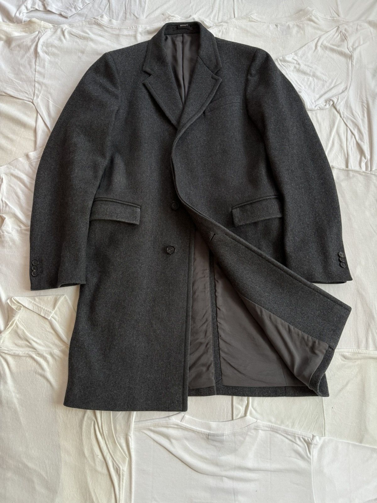 Jil Sander Jil Sander FW17 Wool Grey Coat Size US S / EU 44-46 / 1 - 6 Thumbnail