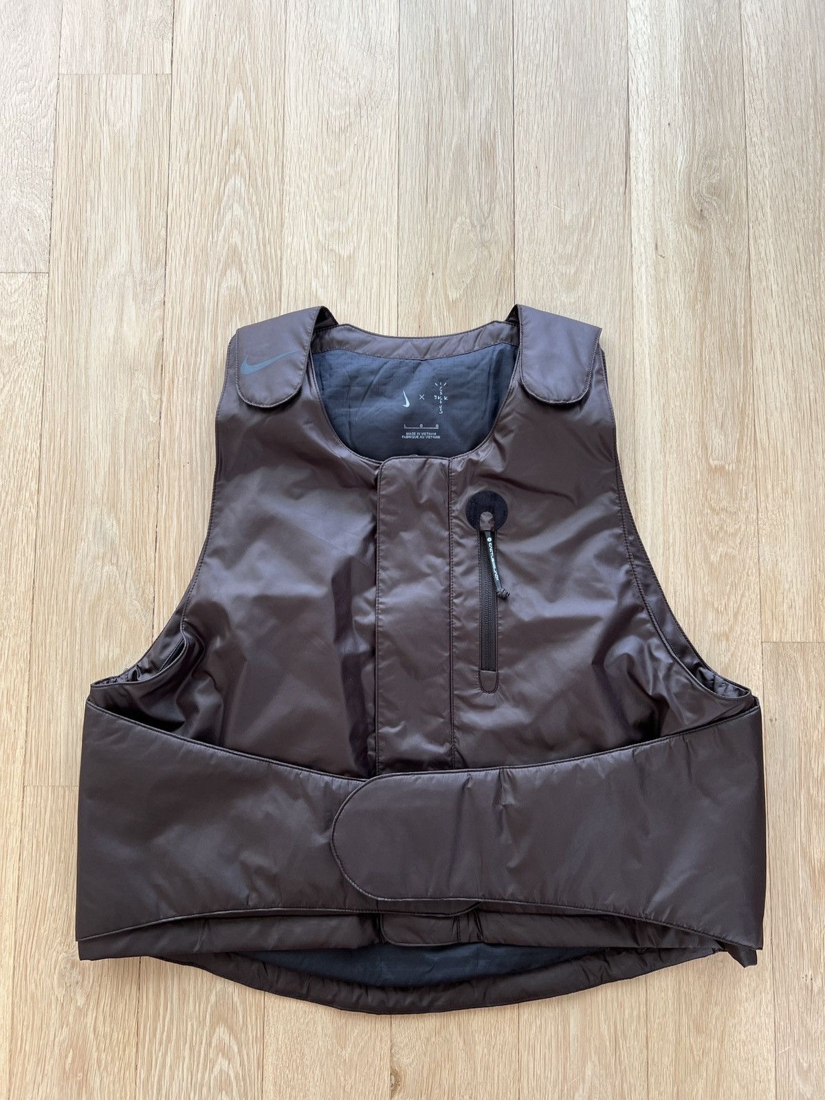 image of Nike x Travis Scott Cactus Jack Vest in Brown, Men's (Size XL)