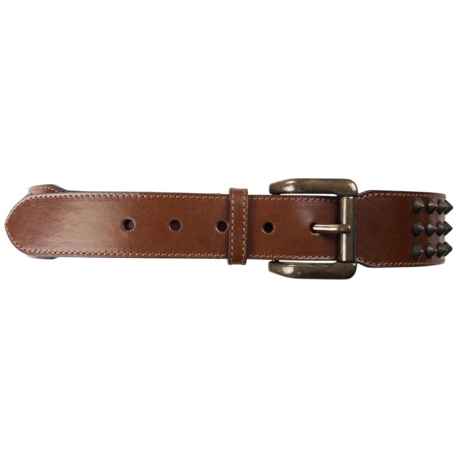 Burberry Vintage Burberry Studded Leather Belt Size W30 | Grailed