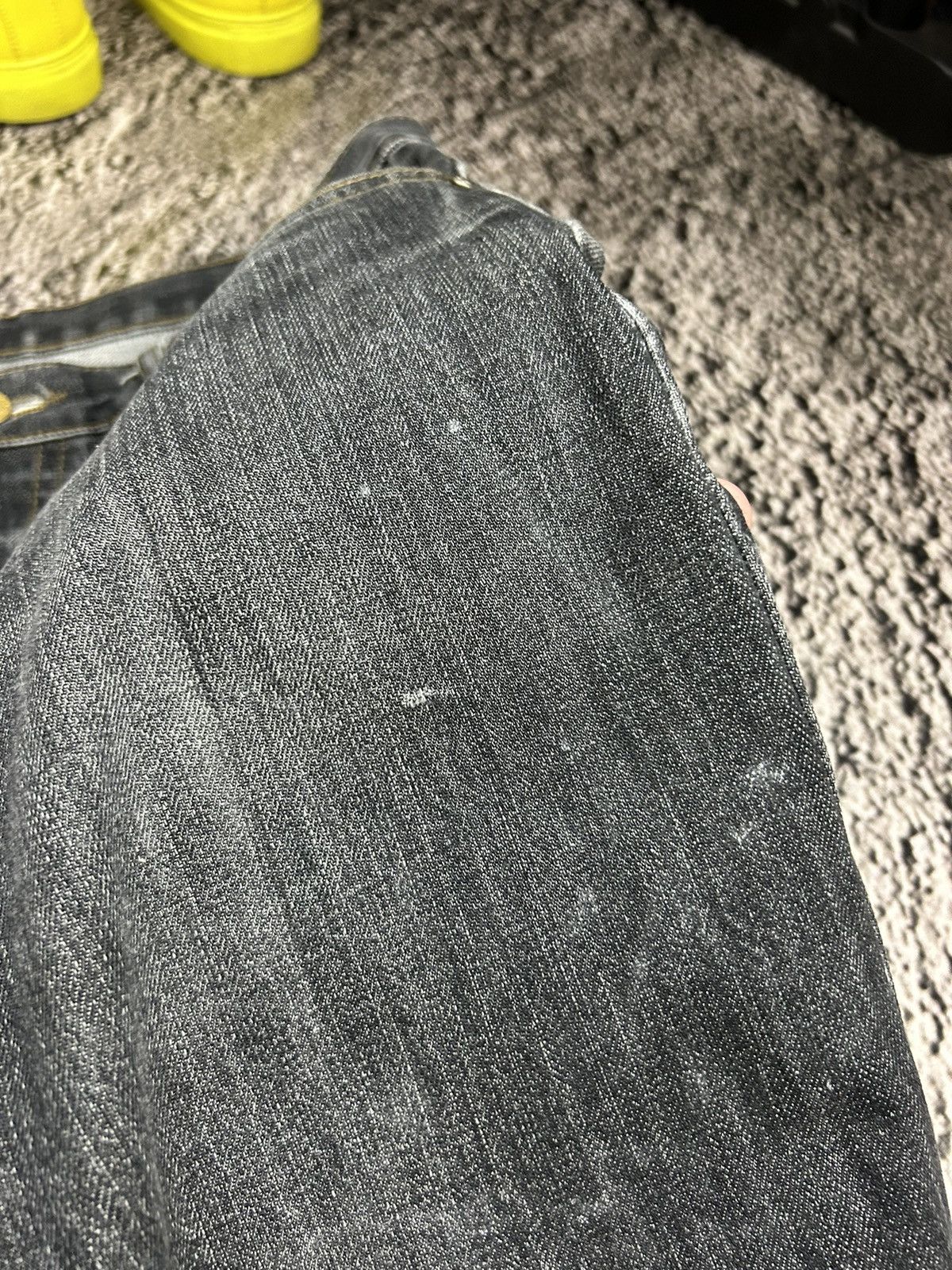 Japanese Brand Vintage Japanese Selvedge Denim Jeans Cinch Back Distressed Size US 31 - 20 Thumbnail