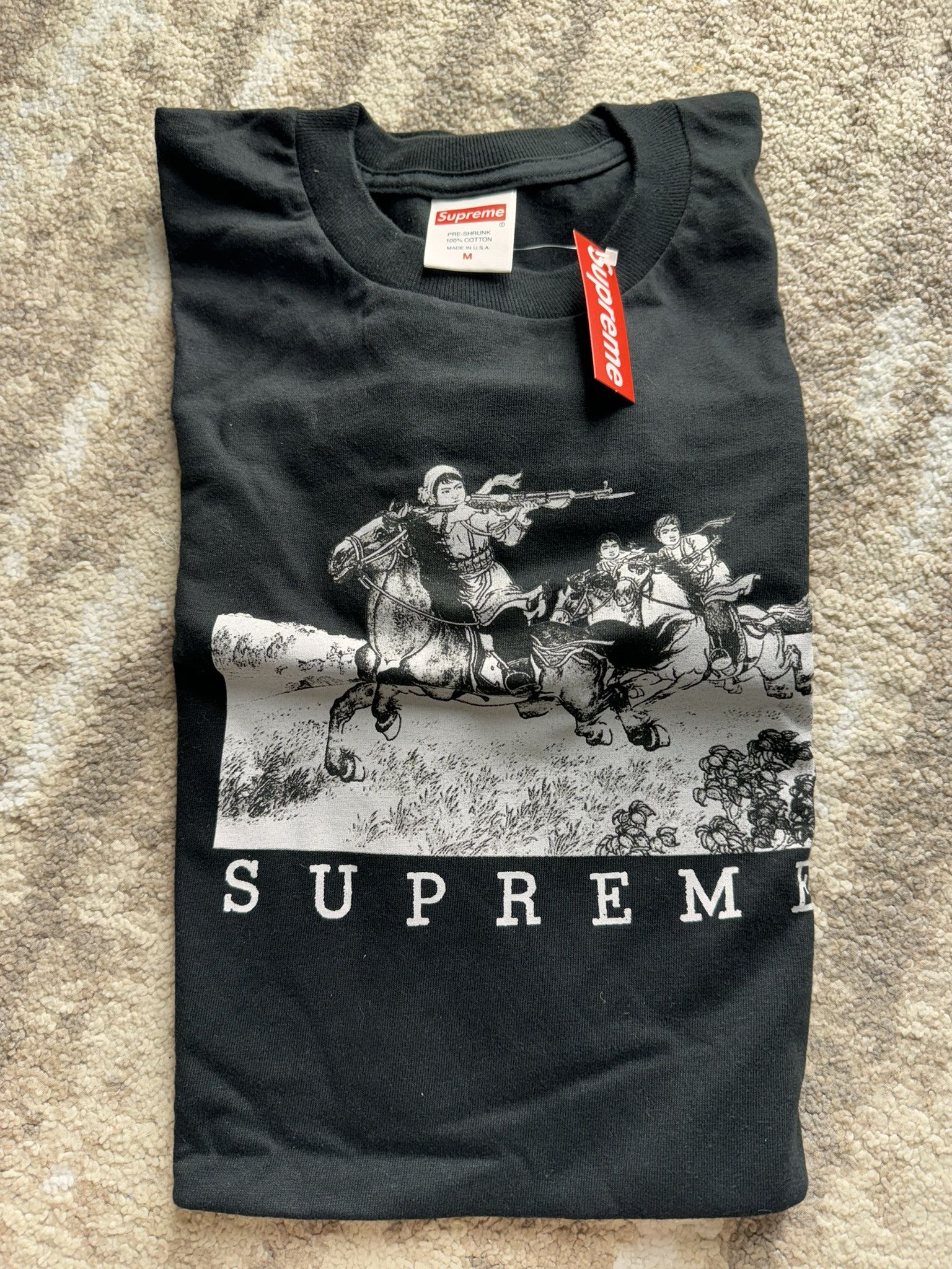 Supreme Supreme Riders Tee Black Medium size | Grailed