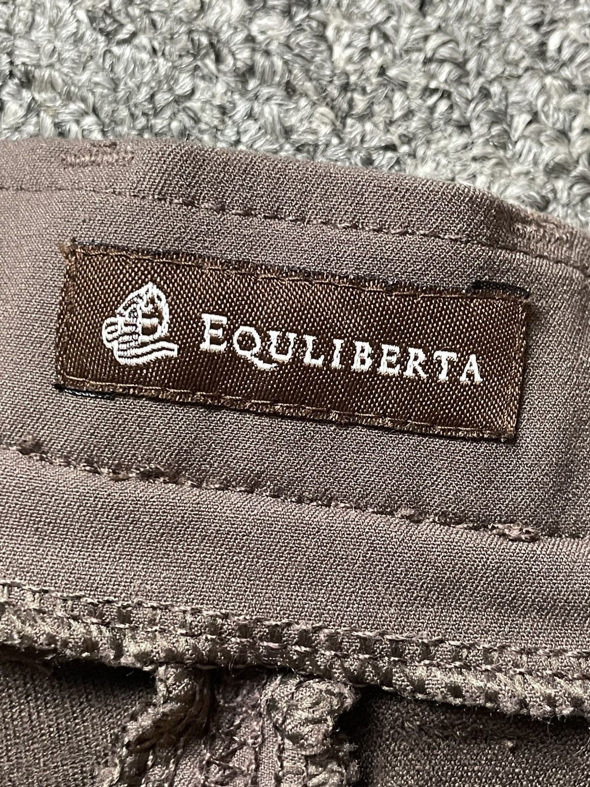 Japanese Brand × Vintage EQULIBERTA Brand Embossed Riding Pants (112) Size US 30 / EU 46 - 6 Thumbnail