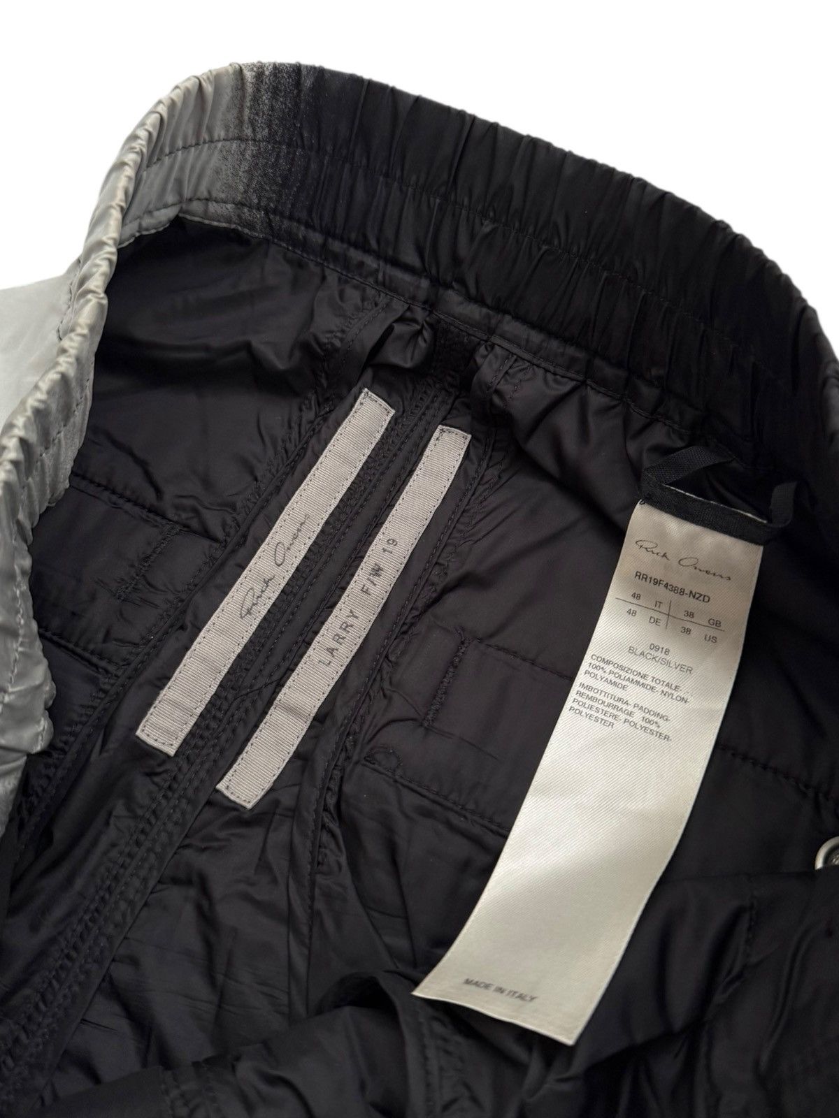 Rick Owens Larry Silver Spray Gradient Insulated Pant Size US 32 / EU 48 - 6 Thumbnail