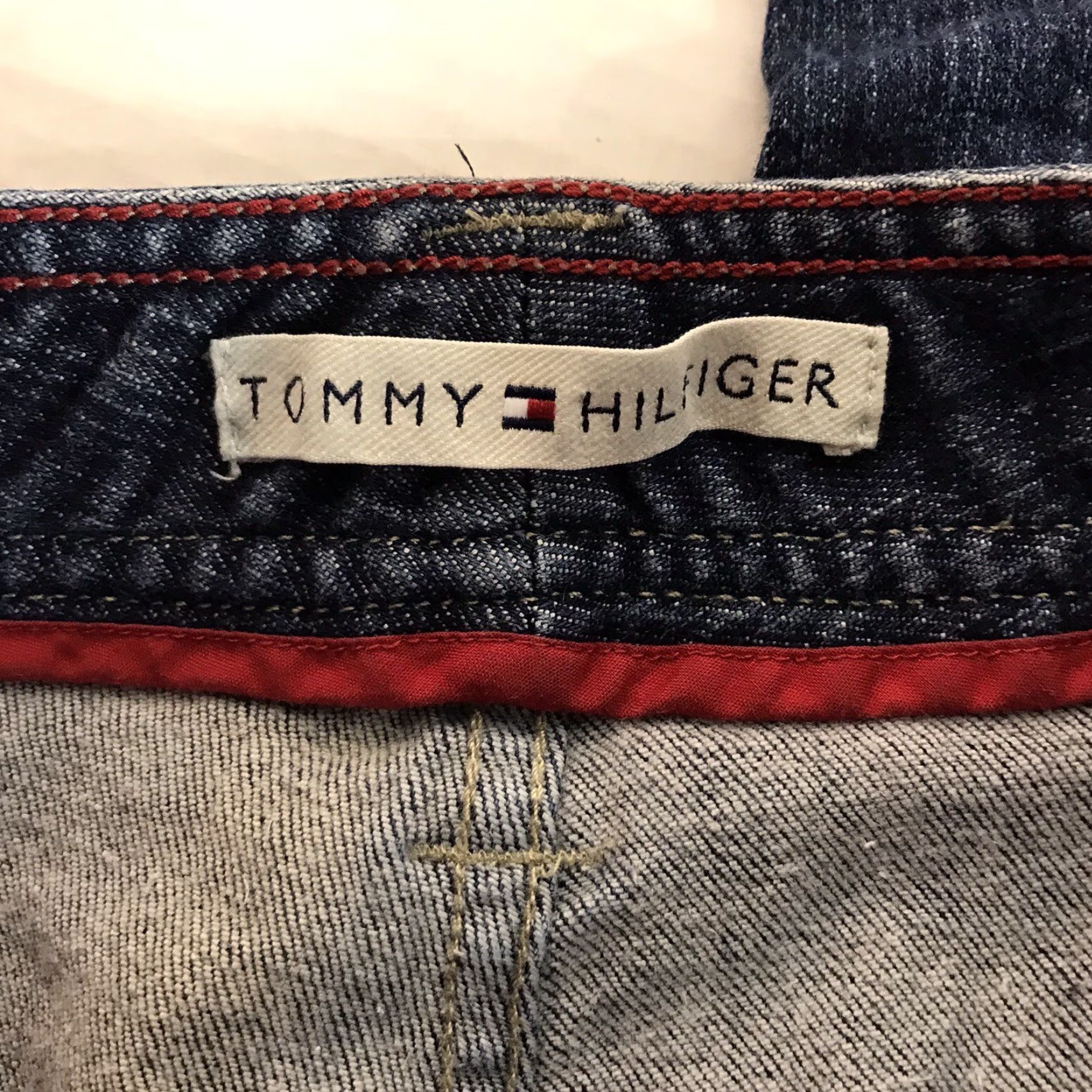 Tommy Hilfiger Tommy Hilfiger Dark Wash Stretch Straight Fit Jeans Womens Size 8 Blue Size 30" / US 8 / IT 44 - 4 Thumbnail
