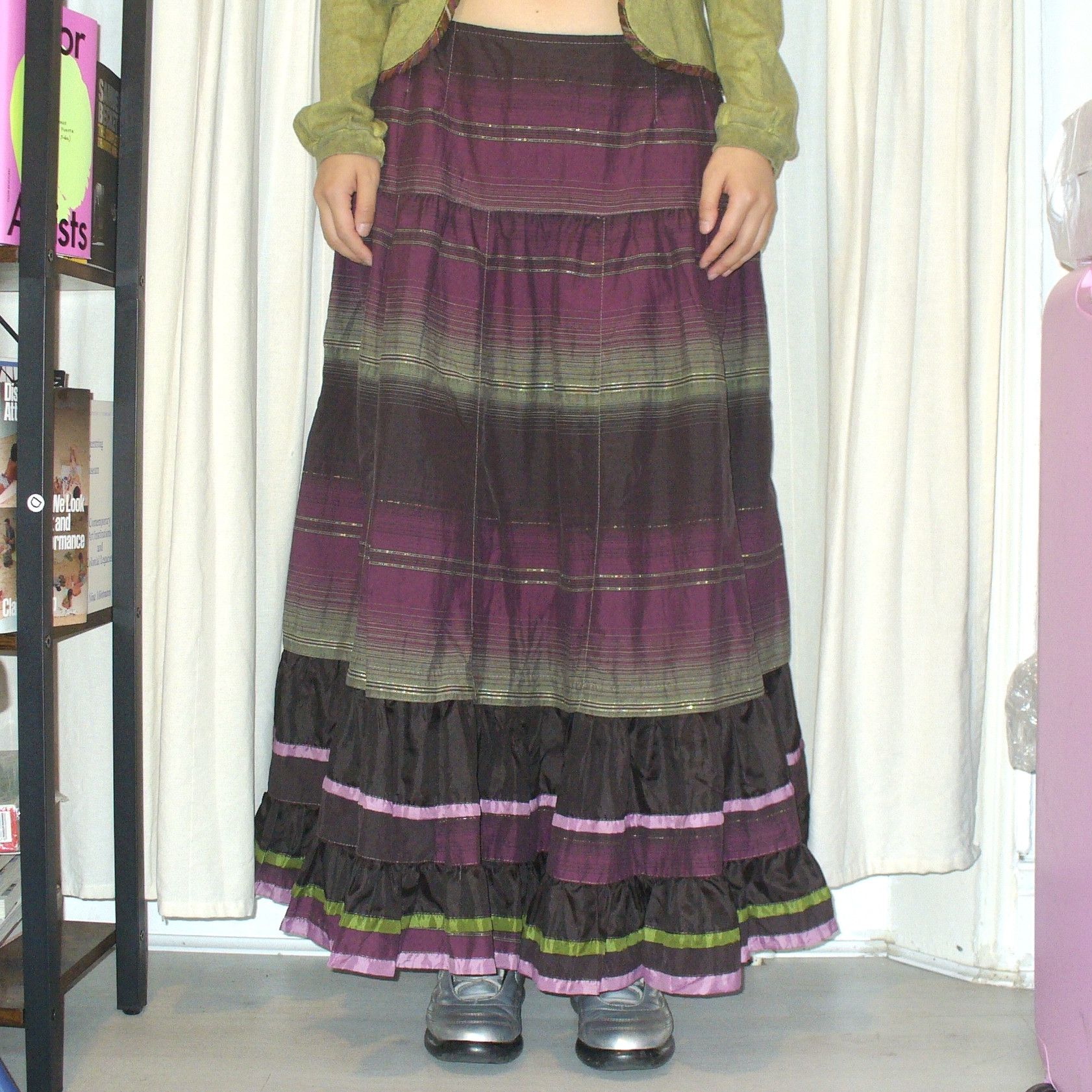 Other Made in France vintage maxi skirt Size 27" / US 4 / IT 40 - 1 Thumbnail