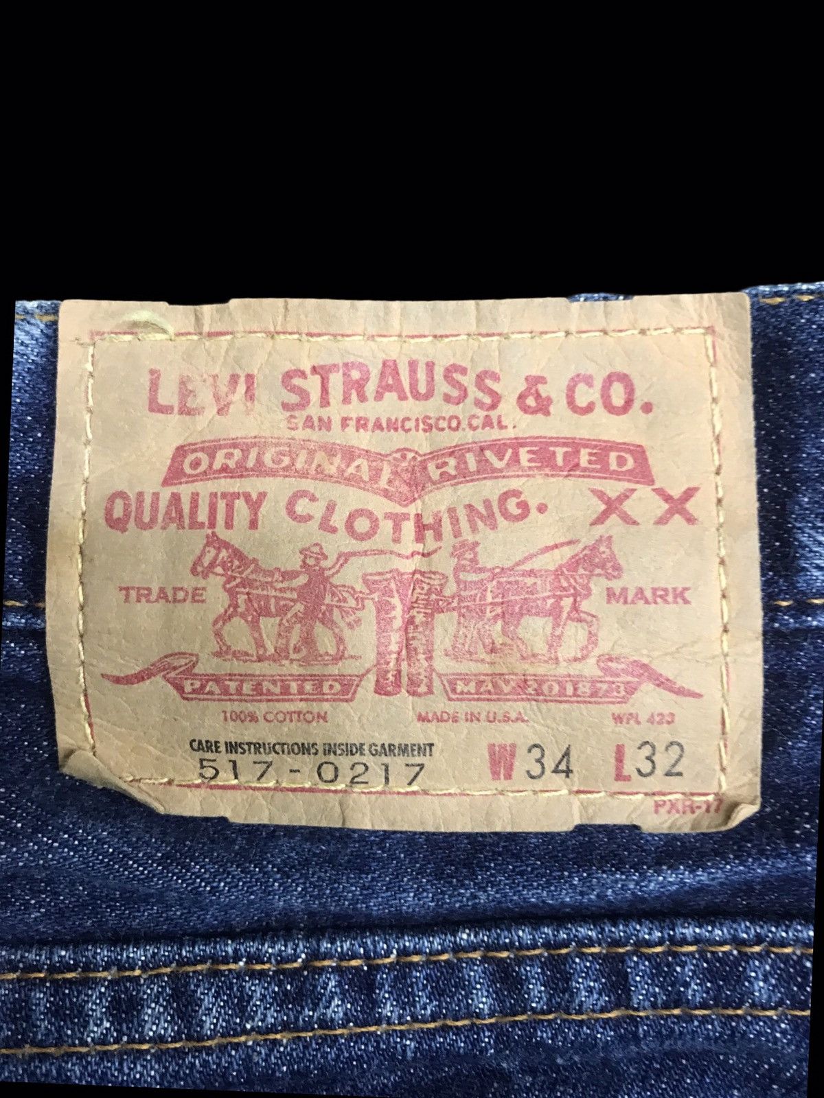 Levi's Vintage Clothing Vintage Levi’s 517 Red Tab 555 Valencia St. — Made in USA Size US 33 - 3 Thumbnail