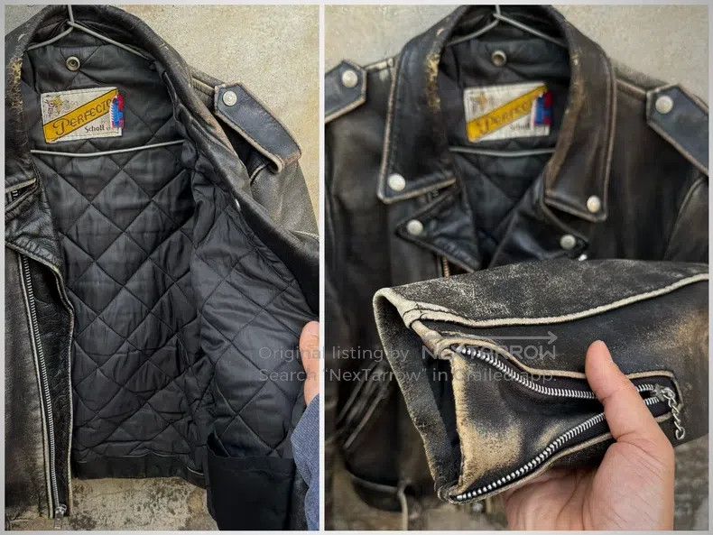 Schott Schott 618 Vintage cable-stayed locomotive leather jacket Size US M / EU 48-50 / 2 - 3 Thumbnail