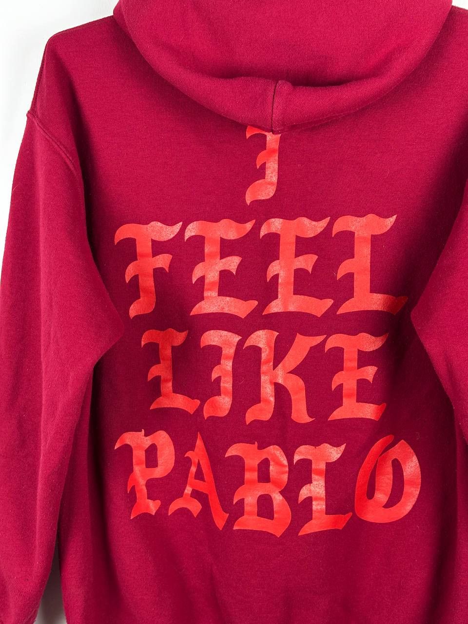 Kanye West × Vintage Iconic I Feel Like Pablo Red Streetwear Hoodie Size M Size US M / EU 48-50 / 2 - 8 Thumbnail