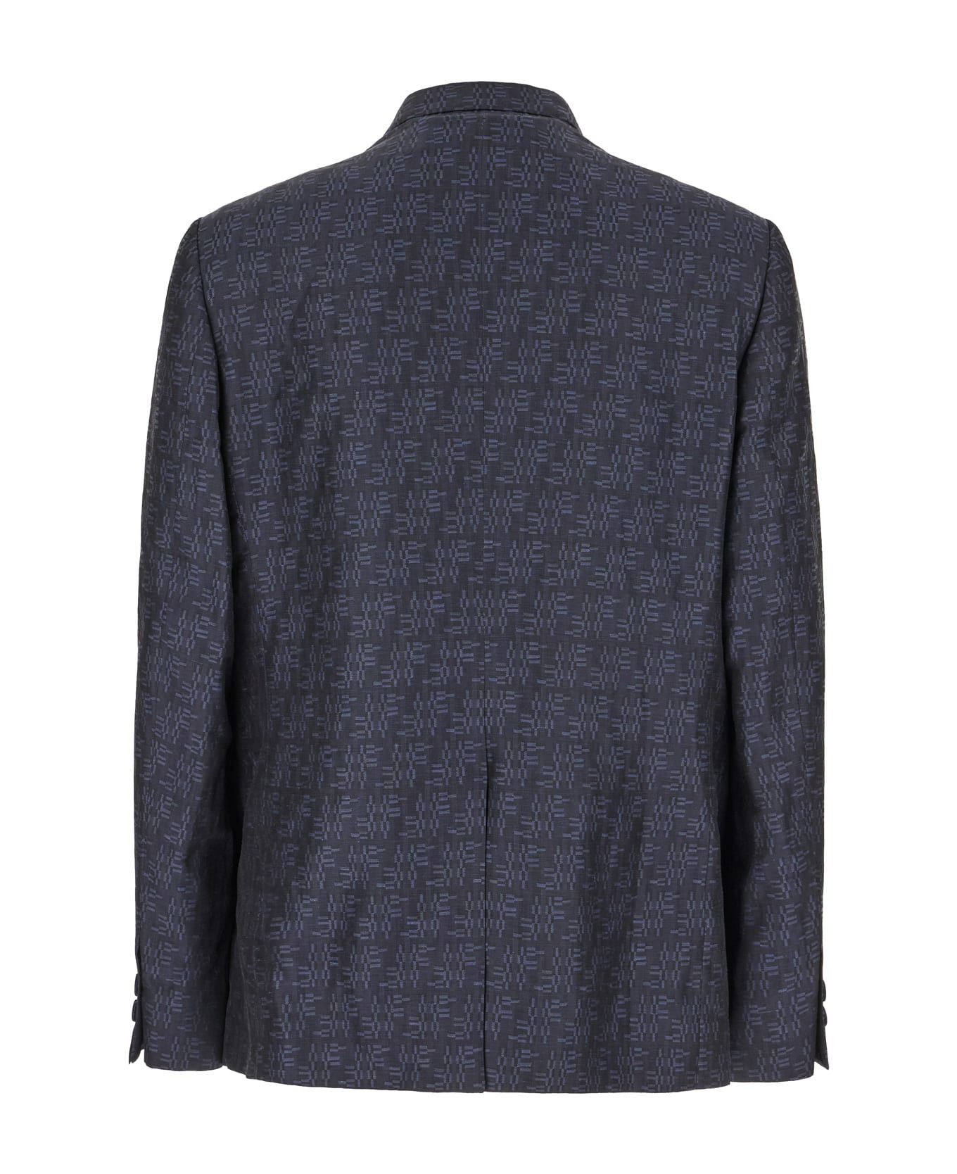 Fendi o1s1wg110226 Jacket in Blue Size US M / EU 48-50 / 2 - 2 Thumbnail