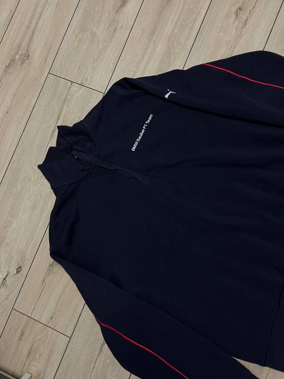 BMW × Puma Puma BMW Sauber F1 Team Sweatshirt 1/4 zip Jacket Navy Blue Size US XXL / EU 58 / 5 - 7 Thumbnail