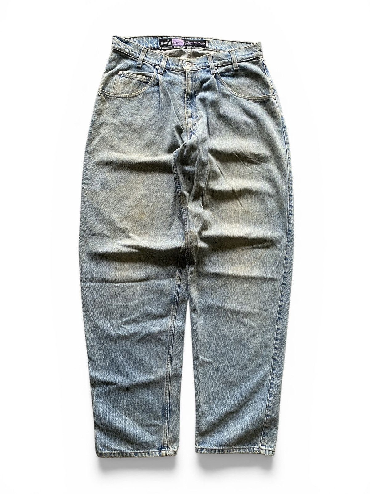 Levi's Vintage 90’s Distressed Baggy Levis Silvertab Blue jeans Size US 33 - 1 Thumbnail