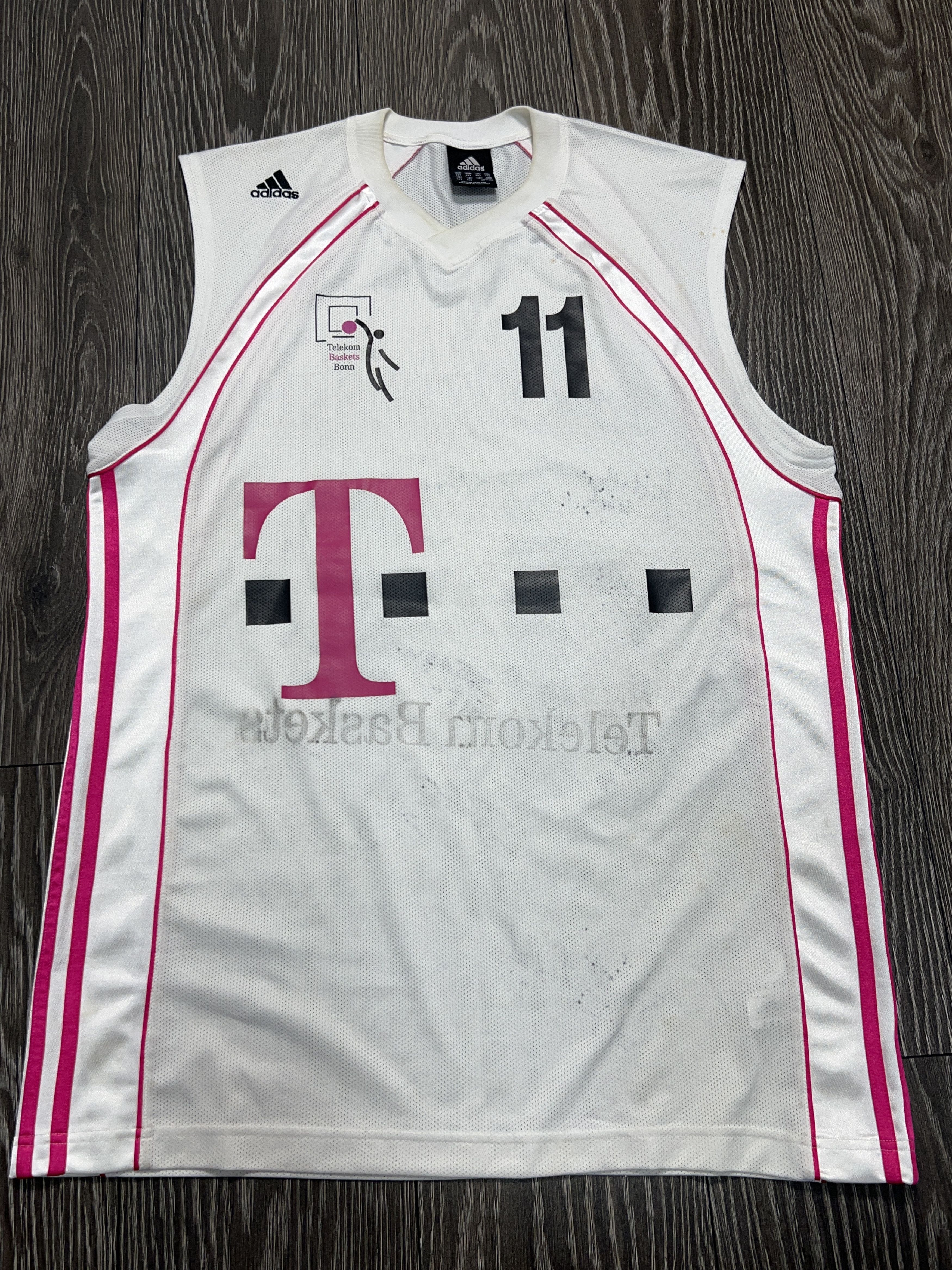 NBA Lot x3 Adidas Telekom Baskets Bonn Basketball Jersey Size US XL / EU 56 / 4 - 2 Thumbnail