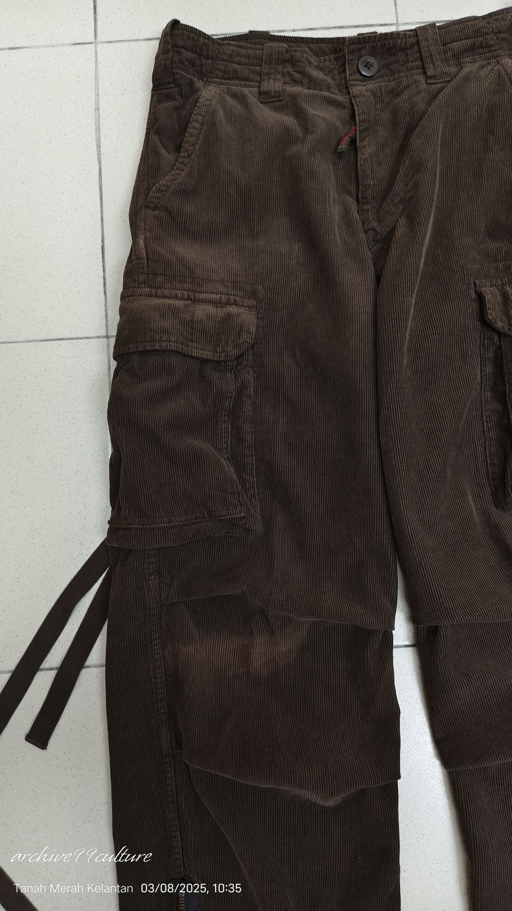 291295=Homme Arhive 2000 291295 Homme Parachute velvet pants Size US 31 - 12 Thumbnail