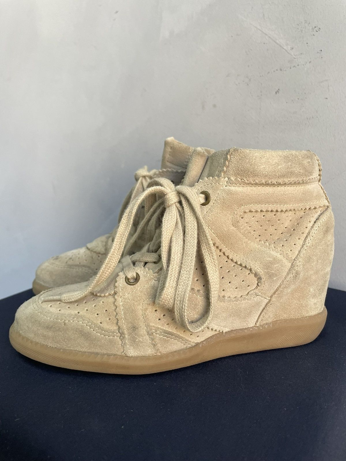 Isabel Marant Isabel Marant Style Sneakers Platform Suede Shoes y2k Size US 7 / IT 37 - 3 Thumbnail