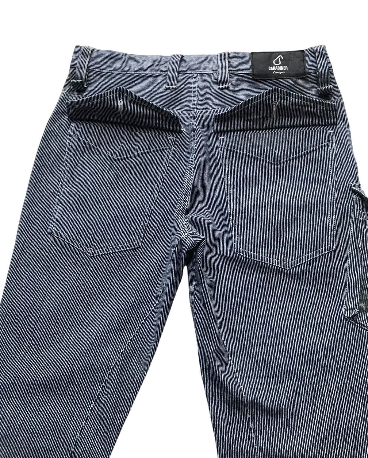 Japanese Brand Carabiner Tough Streetwear Cargo Hickory Works Pants Size US 32 / EU 48 - 10 Thumbnail