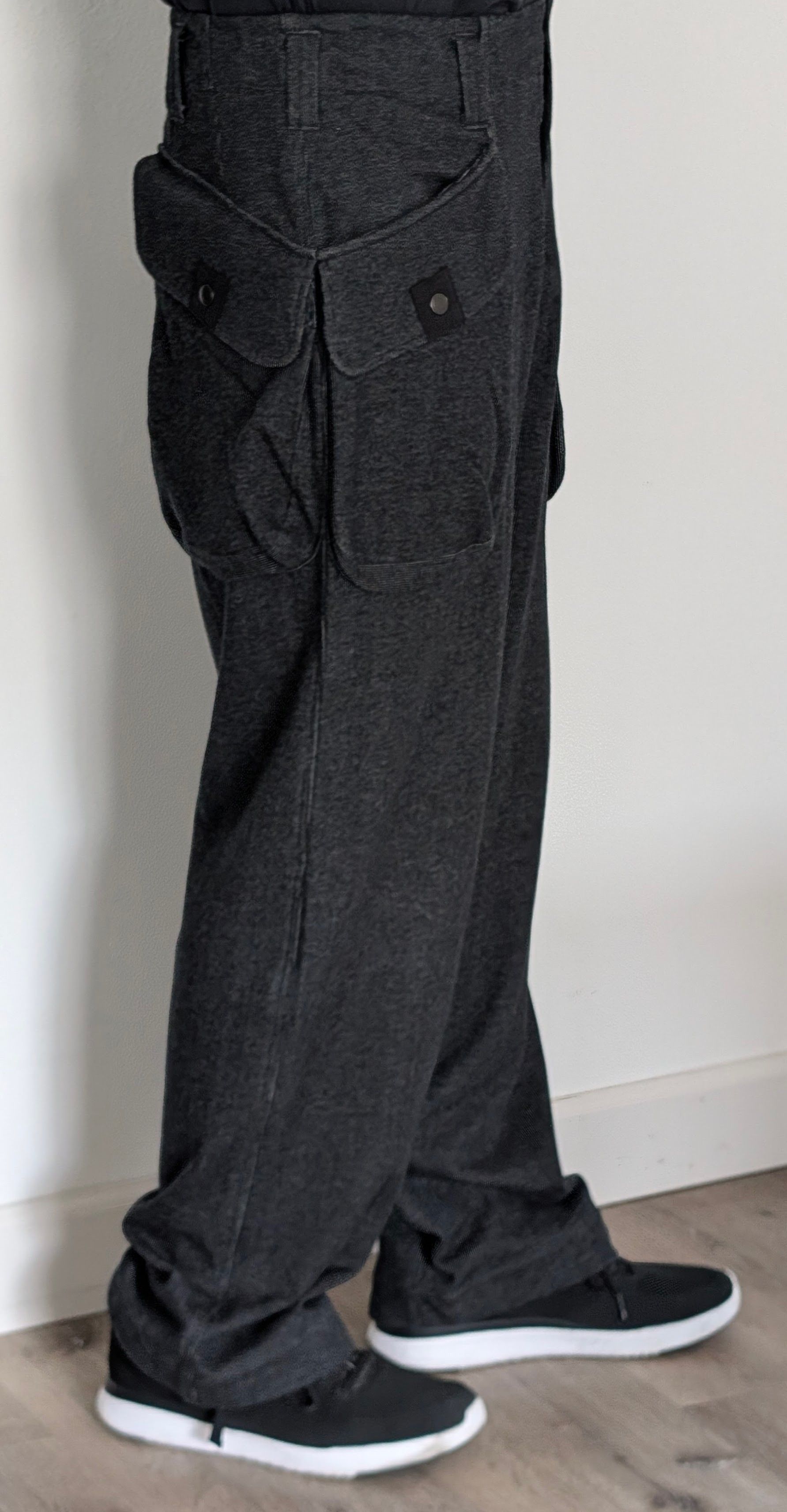 Yohji Yamamoto Yohji Yamamoto Grey Cotton Dbl Cargo Pkt Pant size 3 Size US 34 / EU 50 - 4 Thumbnail