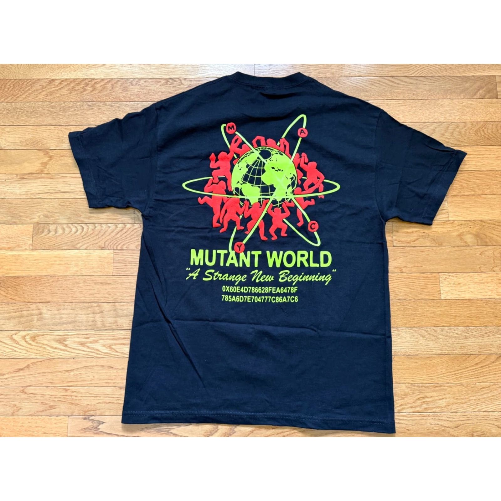 Vintage MAYC Mutant Yacht Club World MUTANT WORLD Tee Shirt BAYC - Sz L LARGE NWOT Shirt Men Adult Large Black Skull Mutant Ape Size US L / EU 52-54 / 3 - 2 Thumbnail