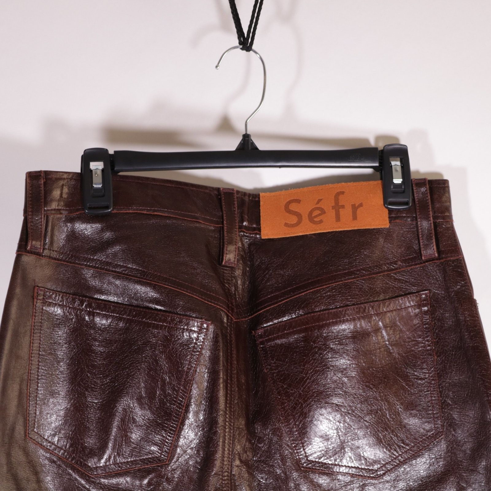 Sefr Séfr Eito Calf Leather Pants Medium Brand New Sefr Size US 32 / EU 48 - 5 Thumbnail