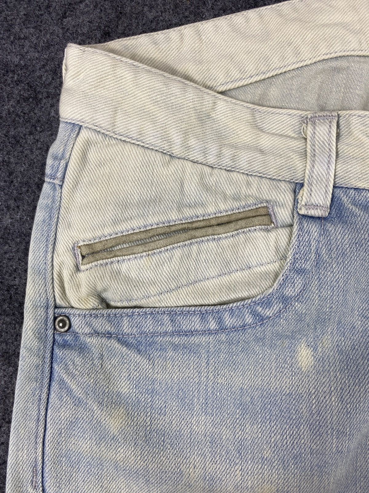 Japanese Brand × Jean Waffling Waffle Image+Create Artistic Jeans - J1126 Size US 30 / EU 46 - 4 Thumbnail