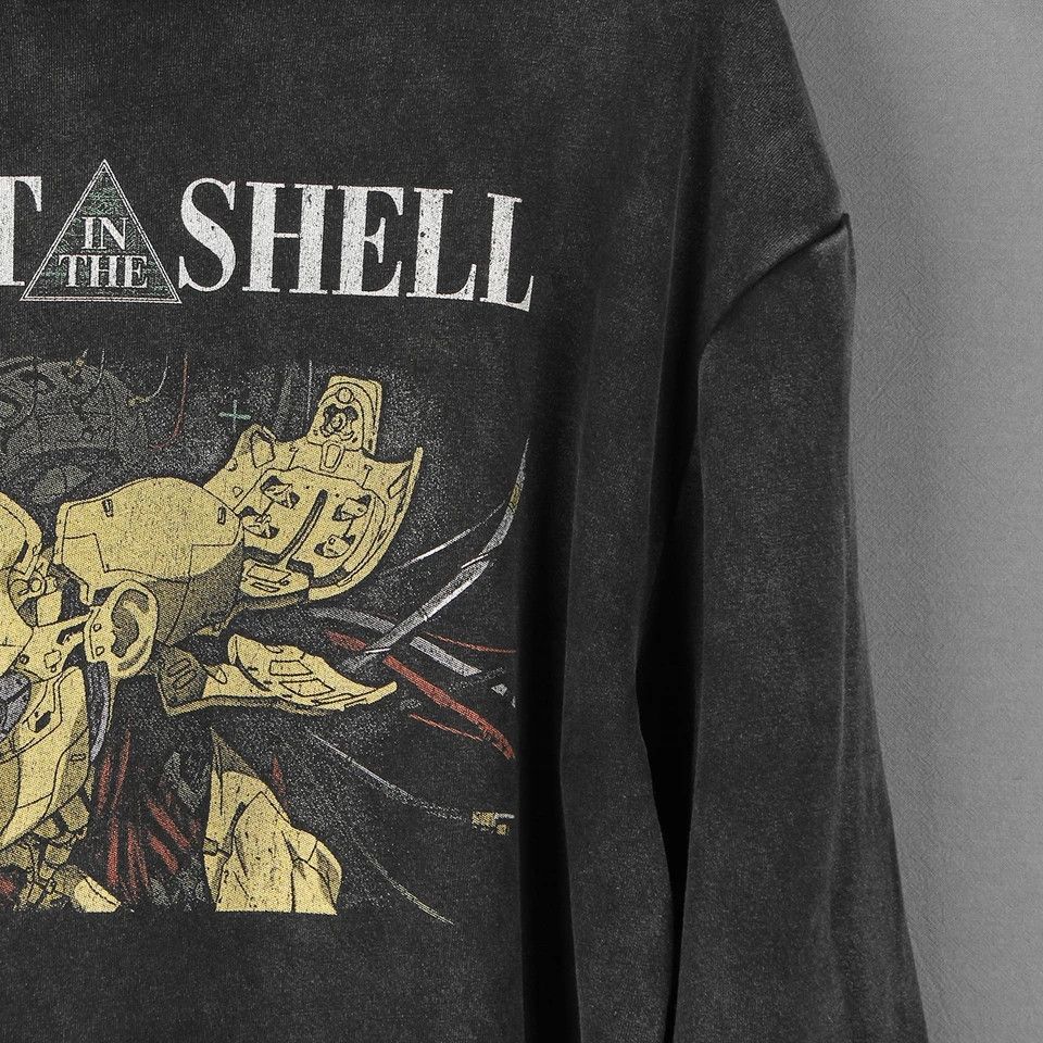 Japanese Brand Japanese Anime Black Washed Hoodie Size US S / EU 44-46 / 1 - 2 Thumbnail