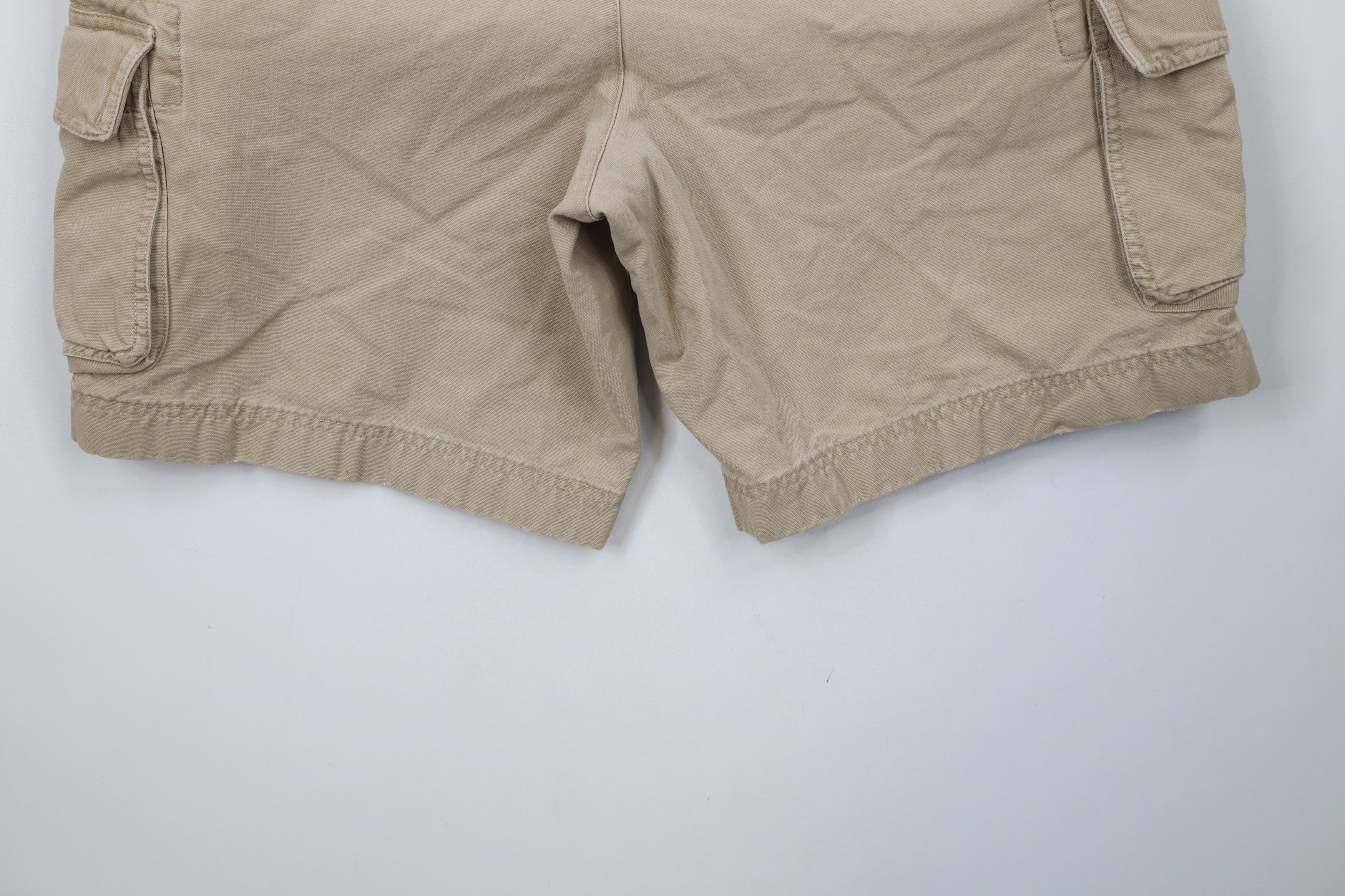 Brooks Brothers × Vintage Vintage Brooks Brothers Heavyweight Shorts Beige Cotton Size US 38 / EU 54 - 14 Thumbnail