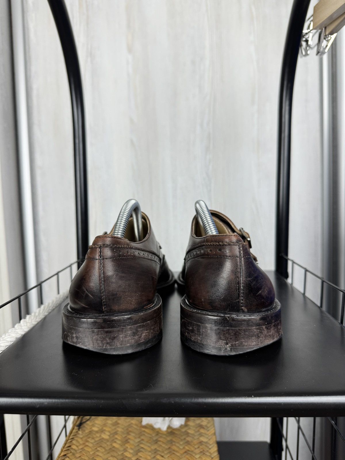 Jeckerson Jeckerson dark brown Italian double monk leather shoes Size US 10 / EU 43 - 11 Thumbnail