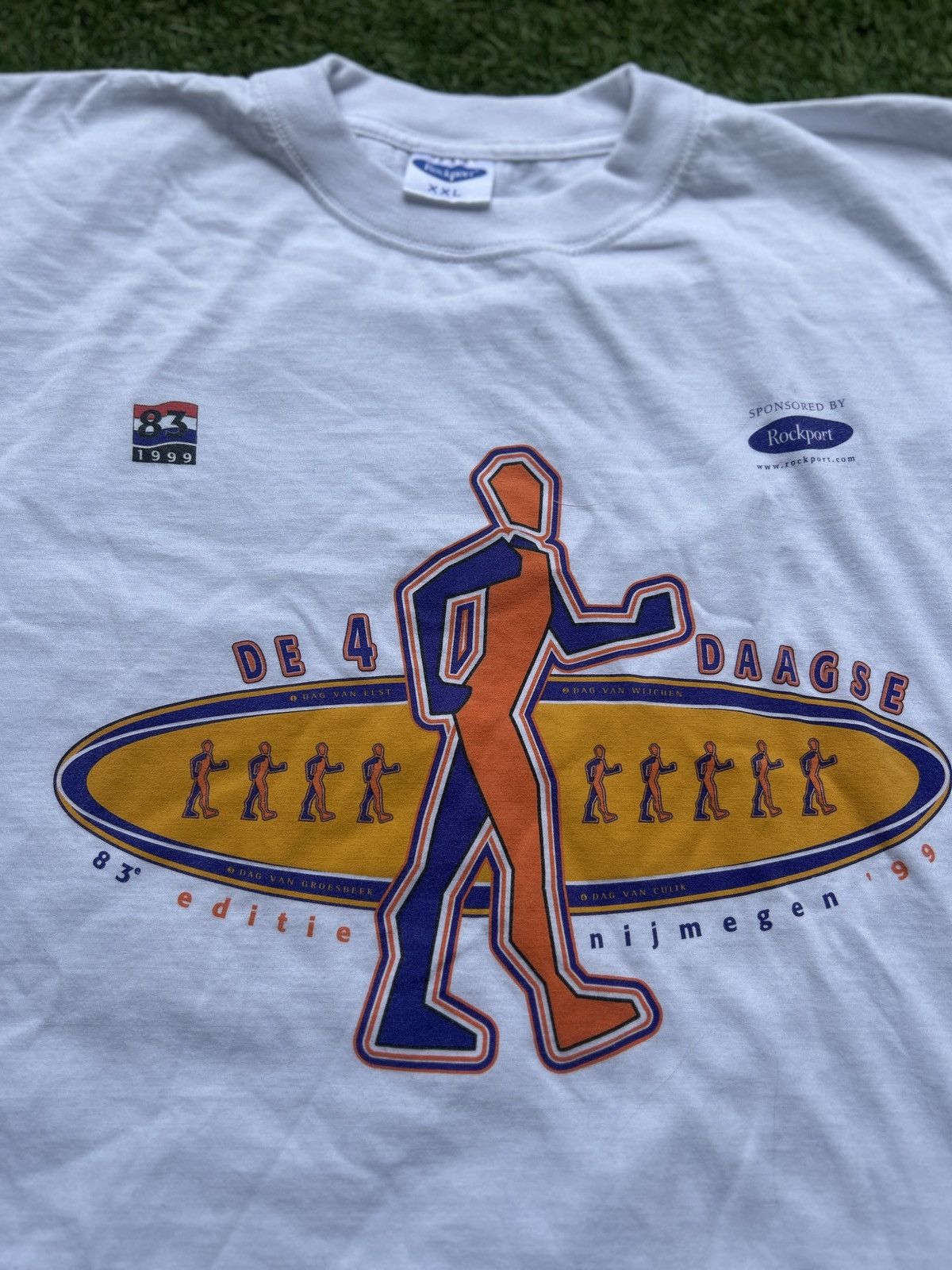 Rockport Vintage 1999 De 4 Daagse Nijmegen T-Shirt Size US XXL / EU 58 / 5 - 2 Thumbnail