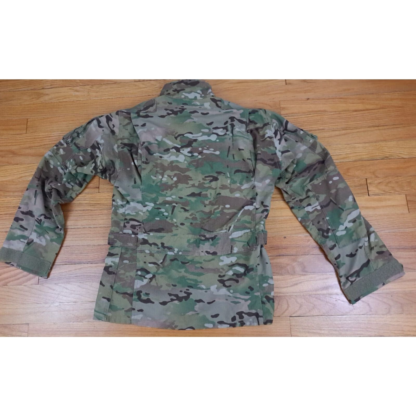 Vintage Military Camouflage Full Zip & Straps Medium Regular Field Shirt with Pockets Size US M / EU 48-50 / 2 - 6 Thumbnail