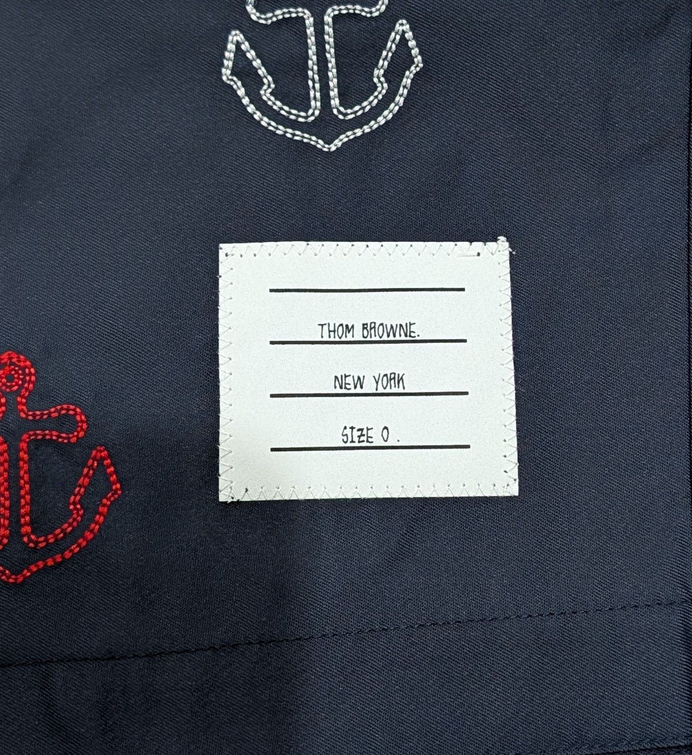 Thom Browne THOM BROWNE Embroidered Anchor Board Shorts Trunks 0 - XS Size US 28 / EU 44 - 8 Thumbnail