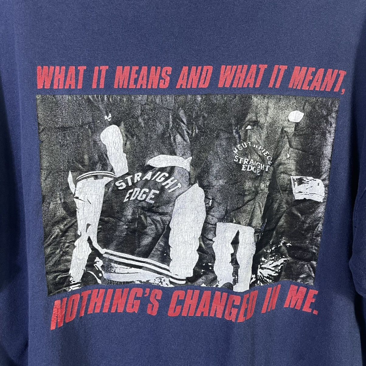 Band Tees Vintage 90s Mouthpiece NJ Straight Edge Hardcore L/S Tshirt Size US L / EU 52-54 / 3 - 5 Thumbnail