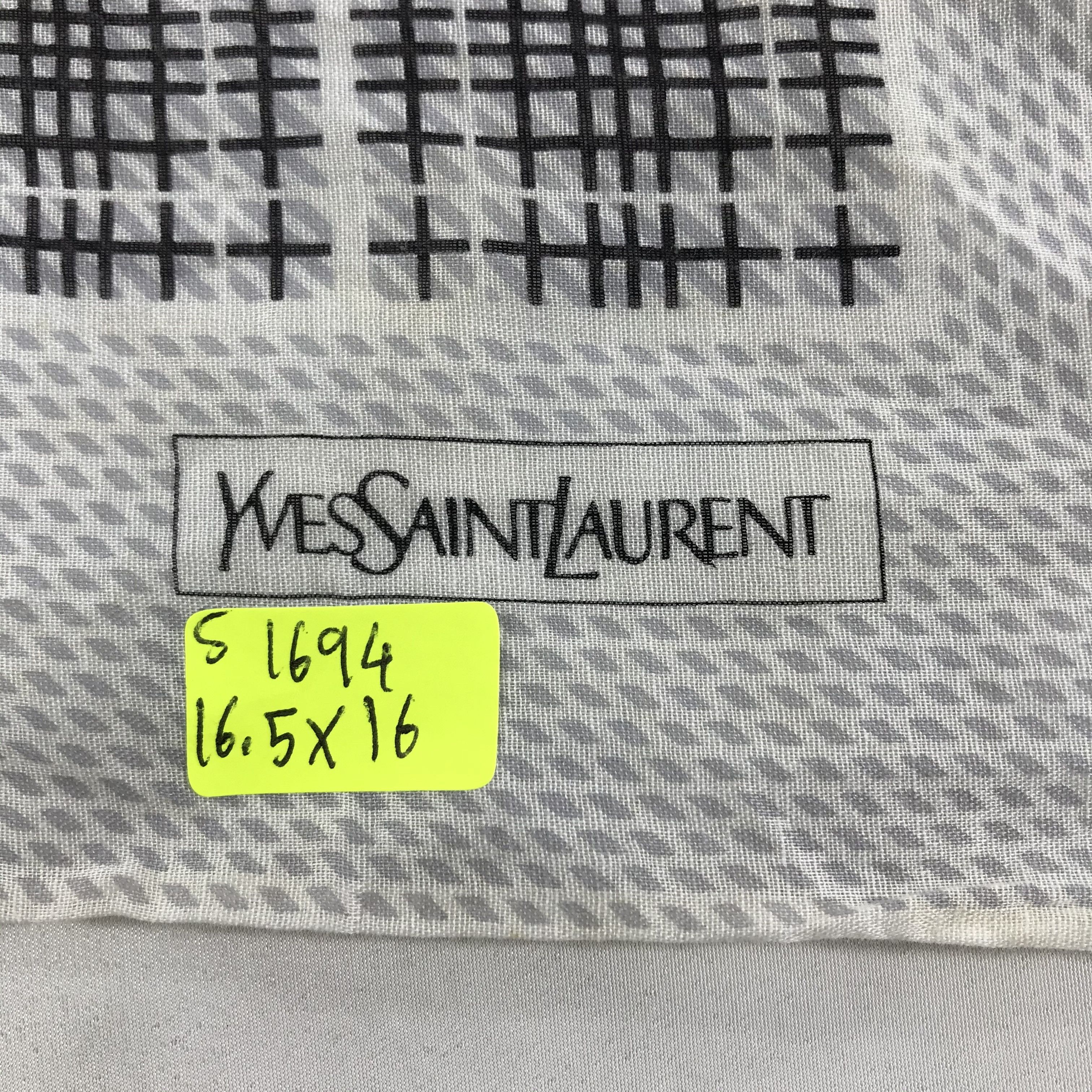 Vintage × Yves Saint Laurent Yves Saint Laurent Bandana /Handkerchief/Neckerchief -S1694 Size ONE SIZE - 5 Thumbnail