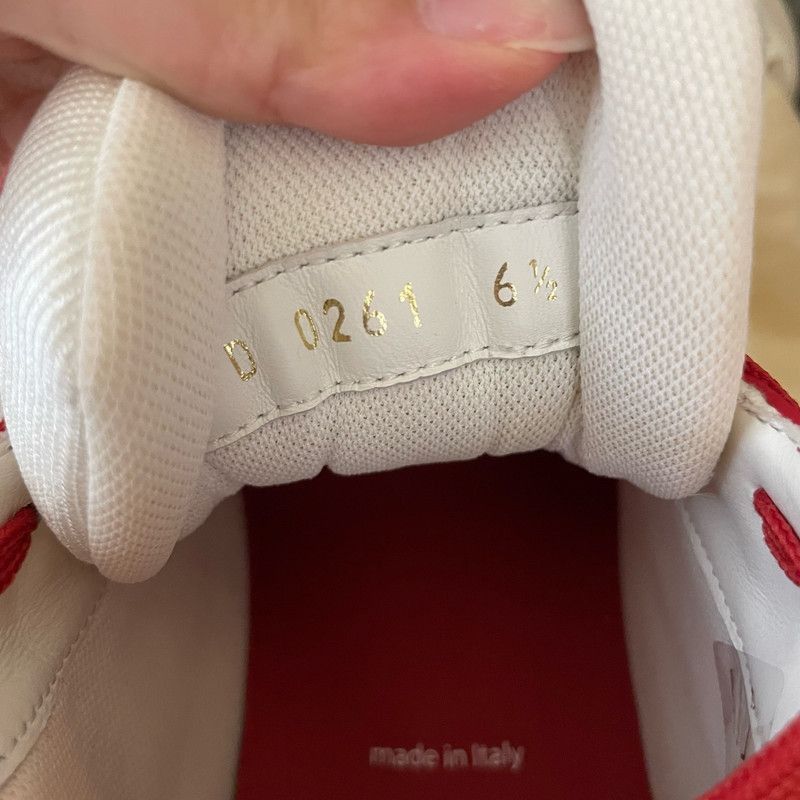 Louis Vuitton Louis Vuitton Red Trainer Fashion Sneakers for Men -2508 Size US 8.5 / EU 41-42 - 6 Thumbnail