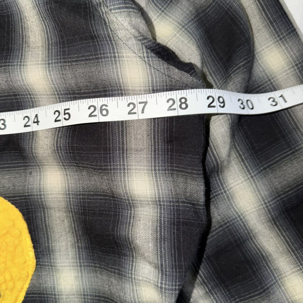 Cactus Plant Flea Market CPFM.XYZ Plaid Flannel Shirt w/ Smile Patches – Size 4 Size US XL / EU 56 / 4 - 4 Thumbnail