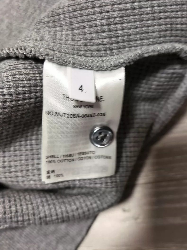 Thom Browne Thom browne Waffed sweatshirt 2503-Nextarrow Size US XL / EU 56 / 4 - 6 Thumbnail