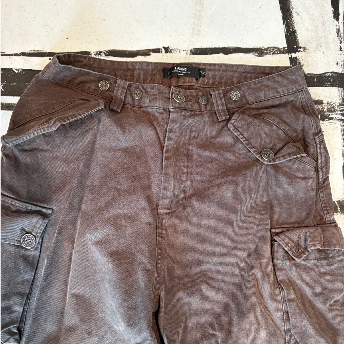 Other LA KING Youth Large Brown Cargo Pants – Utility Pants(32x24) Size US 32 / EU 48 - 10 Thumbnail
