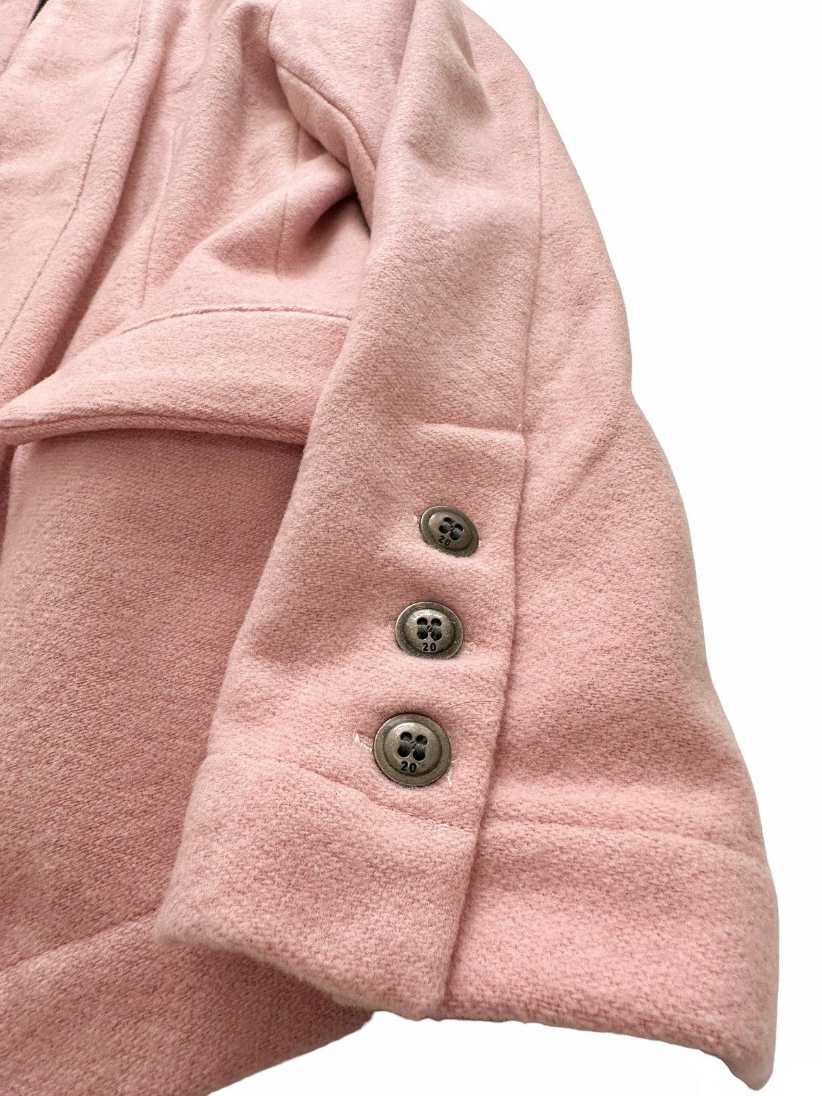 Greg Lauren Sz2 Pink Wool GL 1 Kimono Throwover Jacket Size US M / EU 48-50 / 2 - 7 Thumbnail