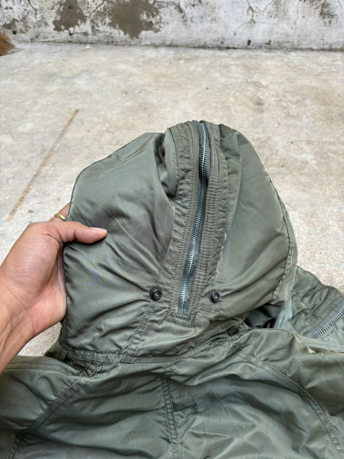 Alpha Industries Vintage N-2B ALPHA Fur Bomber Jacket Green Size US L / EU 52-54 / 3 - 13 Thumbnail