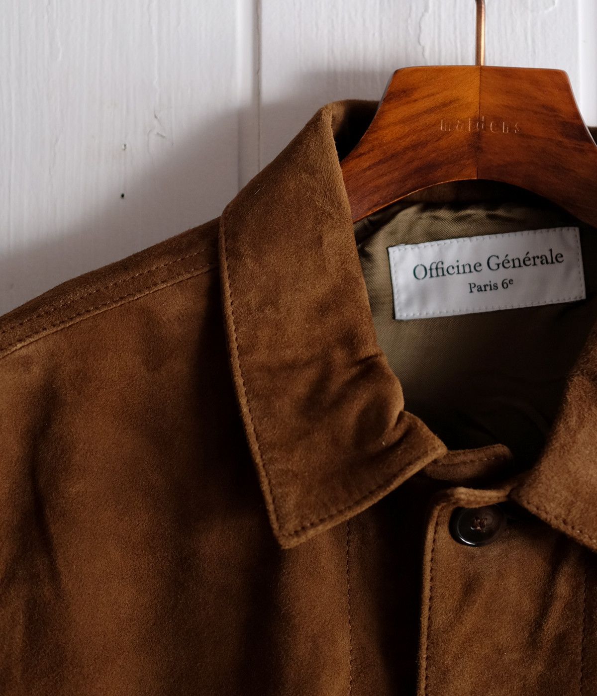 Officine Generale Leather Taylor Jacket Size US L / EU 52-54 / 3 - 2 Thumbnail