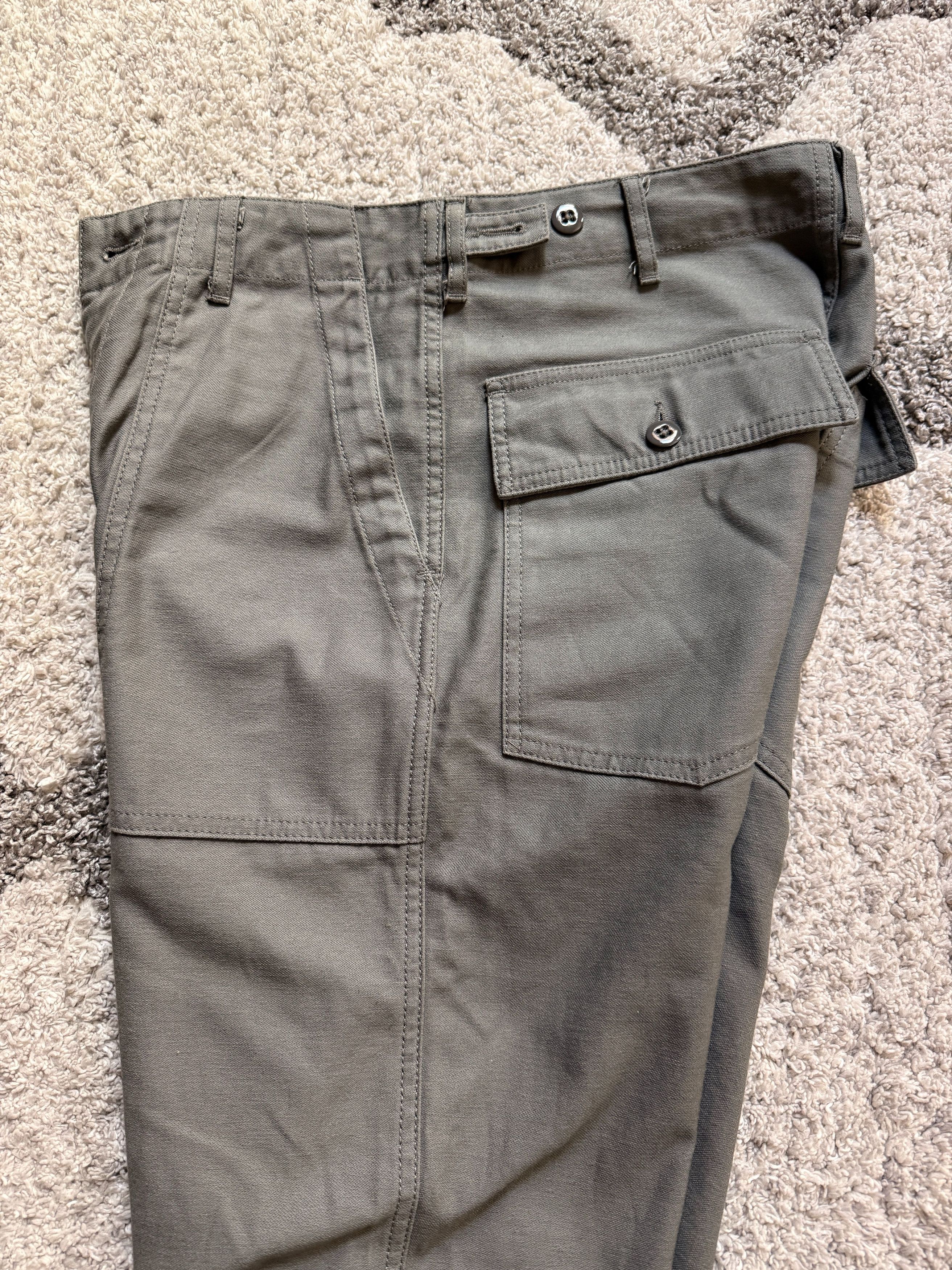 Engineered Garments × Japanese Brand Fatigue Trousers - Greyish Olive Size US 30 / EU 46 - 8 Thumbnail