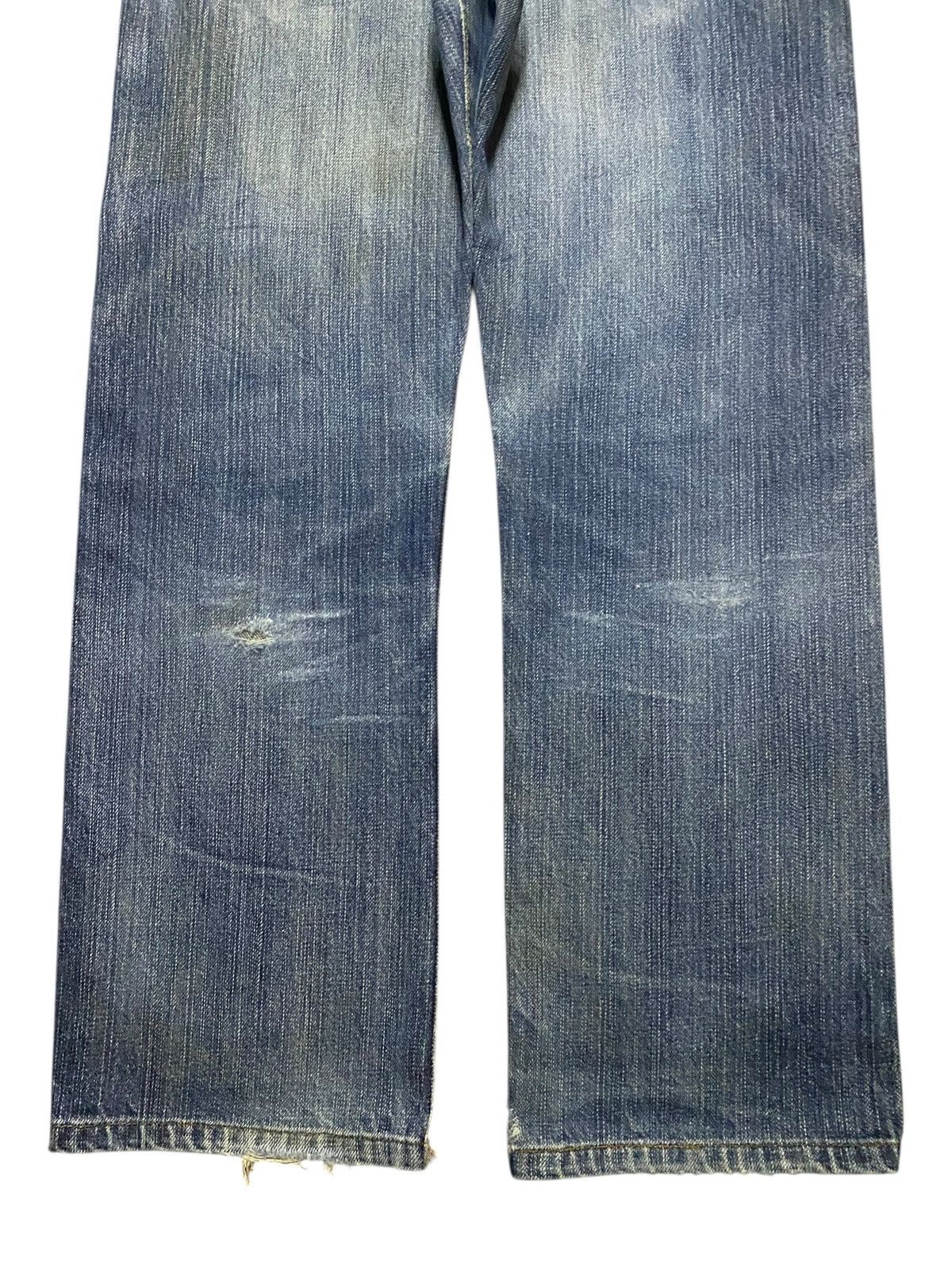 Junya Watanabe Vintage Japanese Brand Edwin 505 zxx Selvedge Distressed Size US 30 / EU 46 - 6 Thumbnail