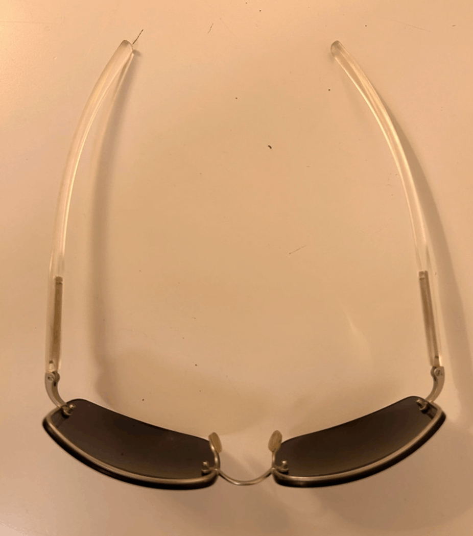 Prada × Vintage PRADA Sunglasses Rimless Sport Metal Frame Shield Wrap Size ONE SIZE - 4 Thumbnail