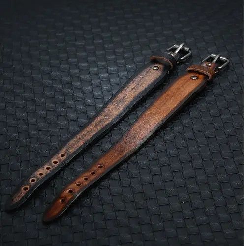 Japanese Brand Vintage leather bracelet Size ONE SIZE - 4 Thumbnail