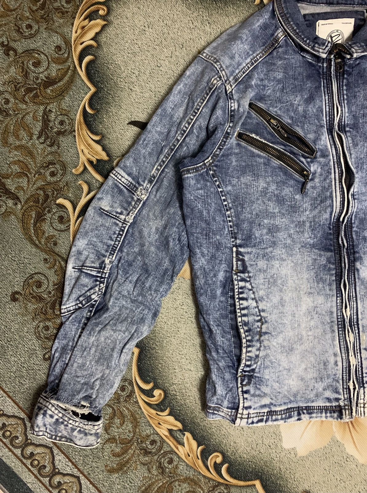 Japanese Brand Vintage Even River Denim Works Wear Jacket Zipper Size US M / EU 48-50 / 2 - 3 Thumbnail