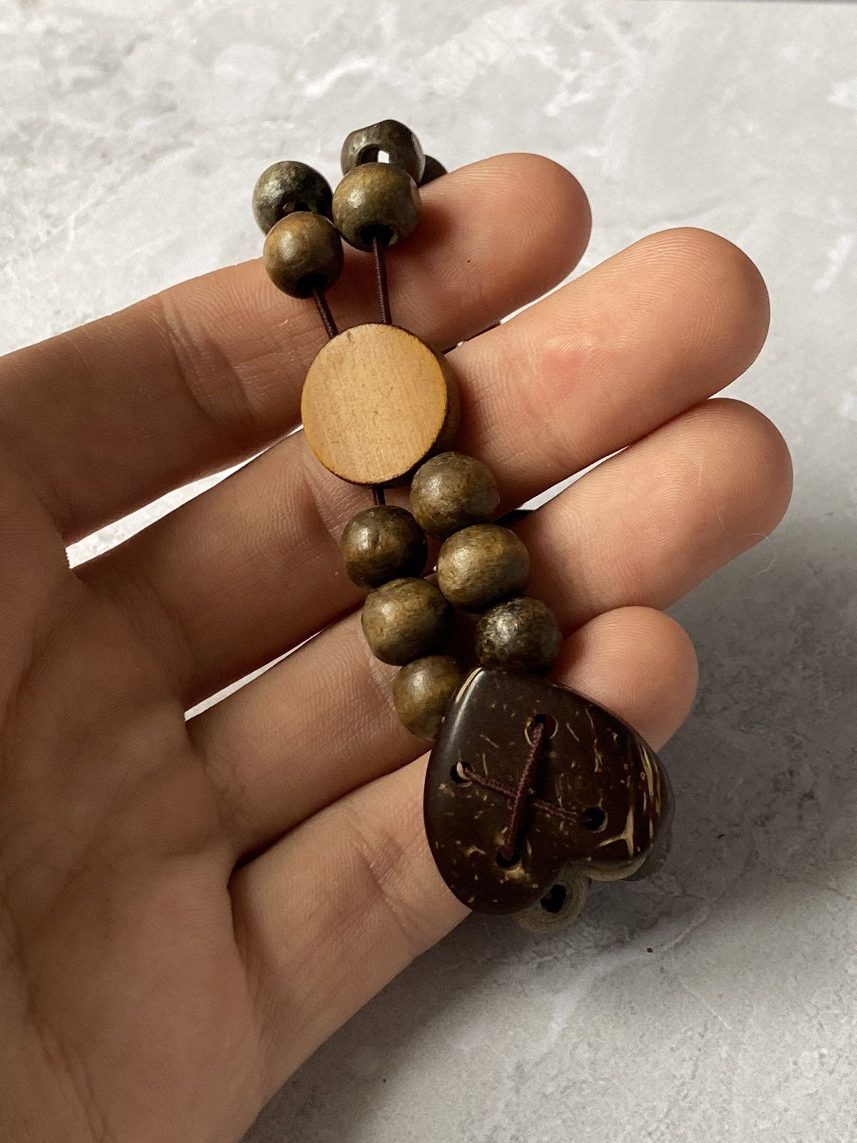 Jewelry × Vintage Trendy Wooden Watch with Beads - Unique Accessory Size ONE SIZE - 7 Thumbnail