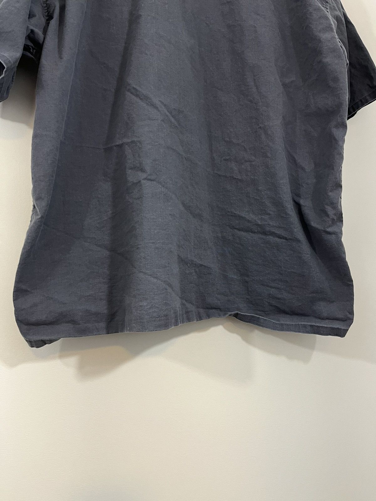 Vintage Faded Black Oversized Boxy Work Shirt Size US L / EU 52-54 / 3 - 13 Thumbnail