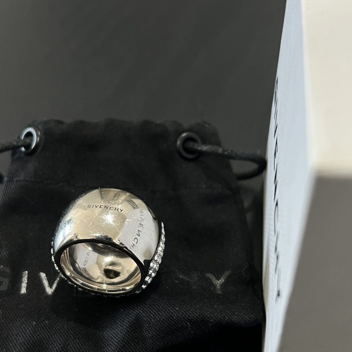 Givenchy Givenchy 4G Crystal Claw Paved Ring Size ONE SIZE - 6 Thumbnail