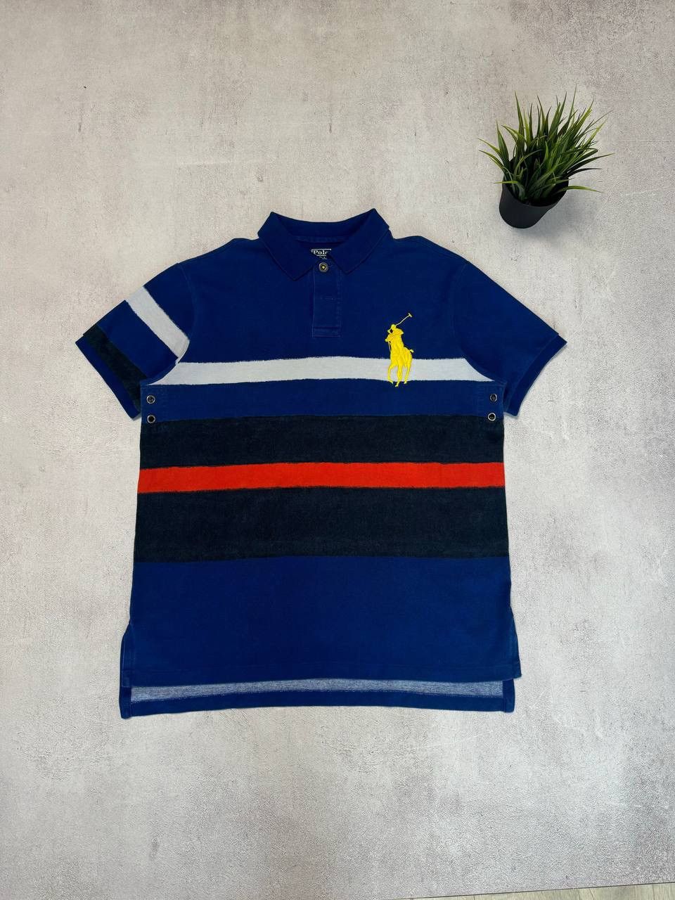 Polo Ralph Lauren × Vintage Vintage Polo Ralph Lauren Polo Shirt R-35 Big Logo y2k 90s Size US L / EU 52-54 / 3 - 1 Thumbnail