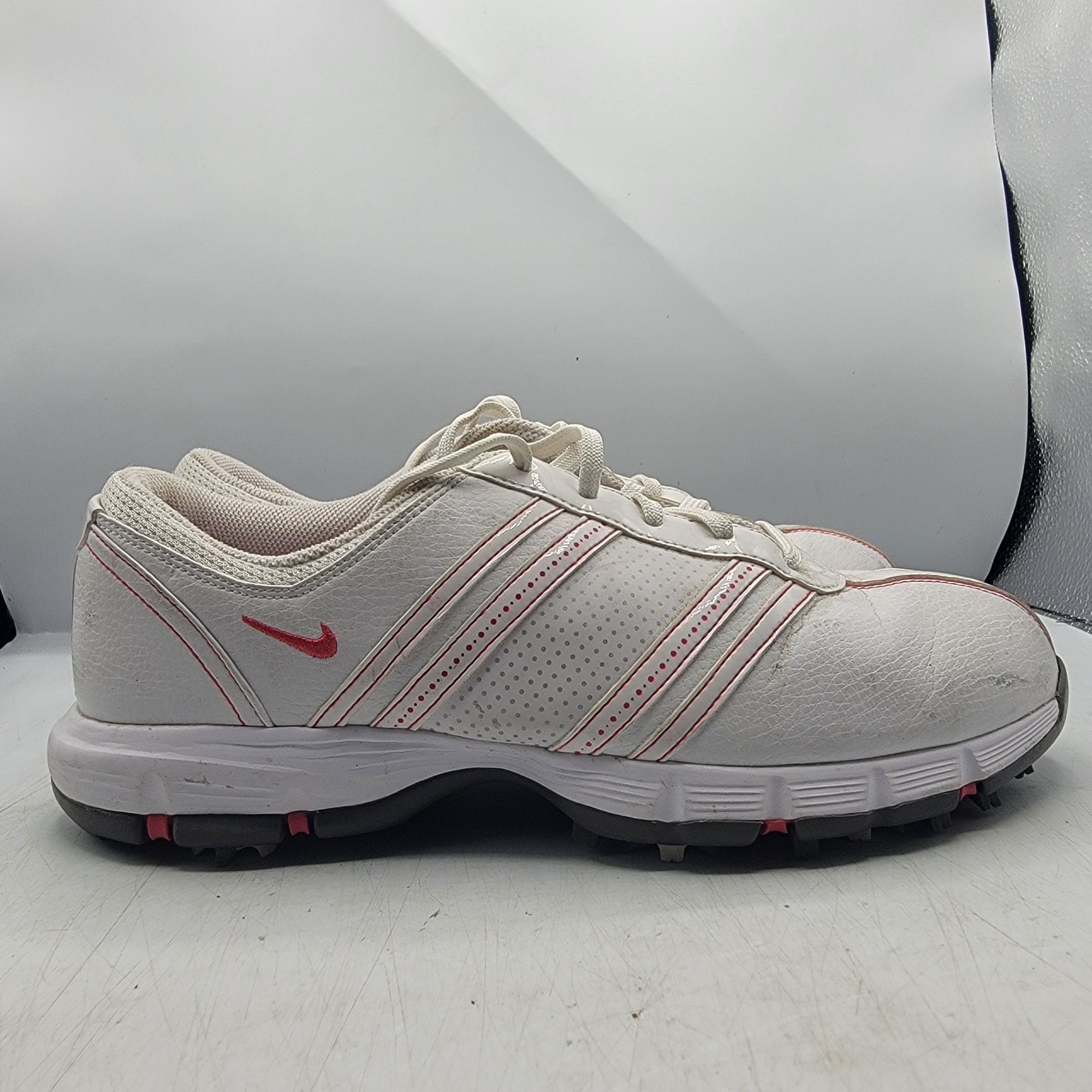 Nike Nike Delight Womens 9.5 White Red Golf Shoes Summer Sports O Size US 9.5 / IT 39.5 - 13 Thumbnail