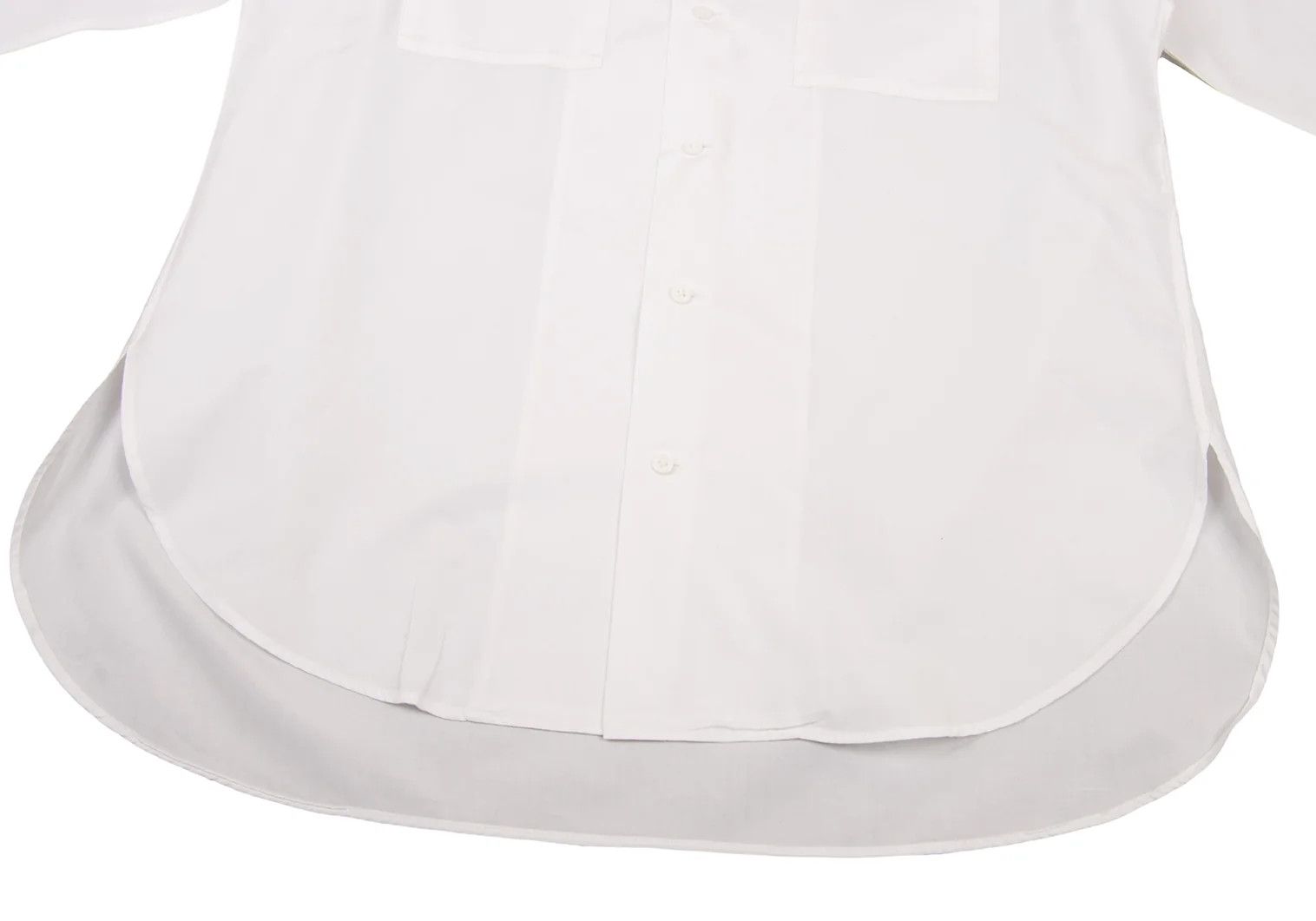 Yohji Yamamoto Yohji Yamamoto Costume D'Homme Open Collar Shirt White Size US S / EU 44-46 / 1 - 9 Thumbnail