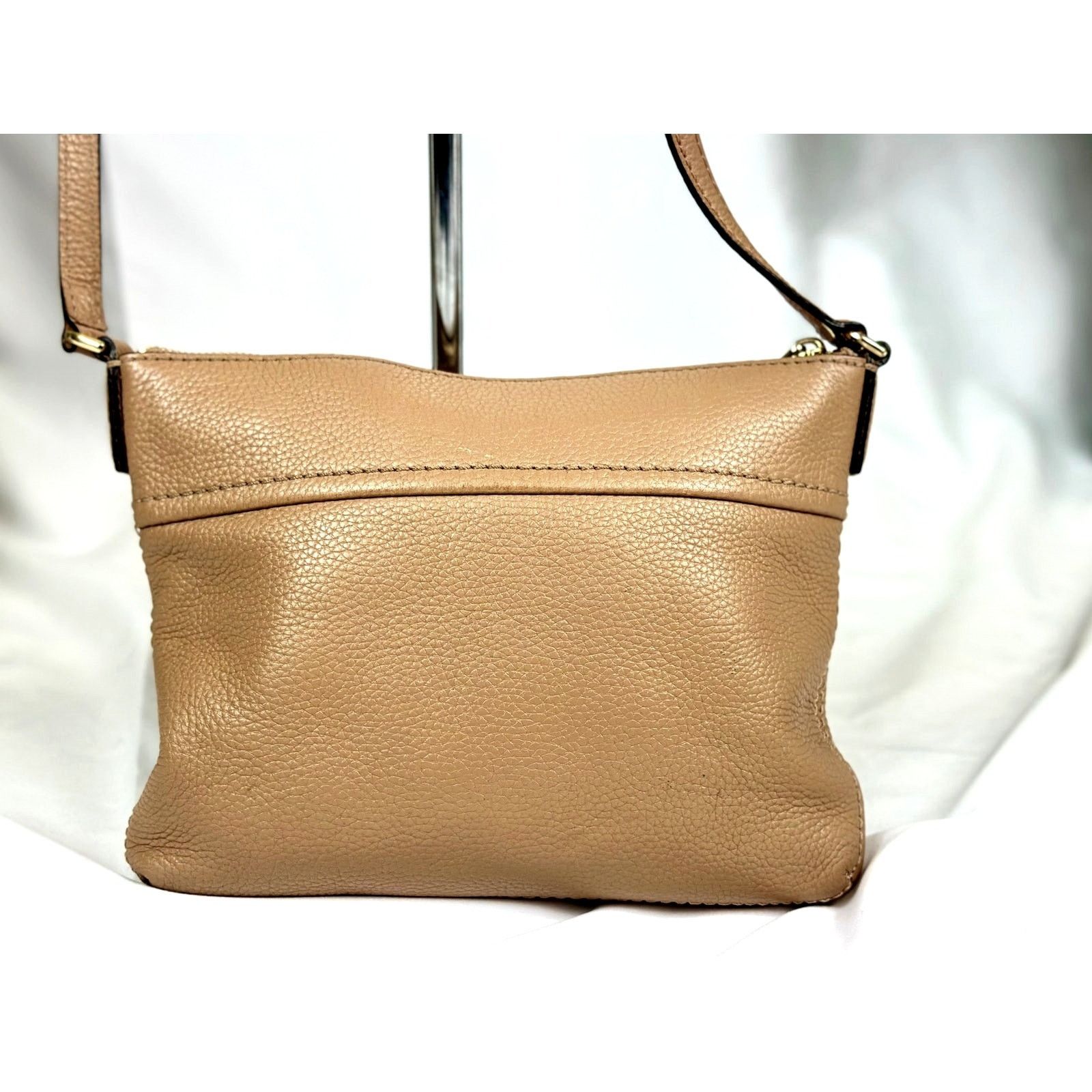 Kate Spade Kate Spade Jackson St Gabriele Pebbled Leather Crossbody Brn Size ONE SIZE - 7 Thumbnail